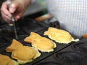 もうすぐ出来上がるたい焼き