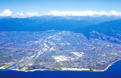 黒部川扇状地