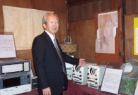 「北洋の館」内にて 松野さん