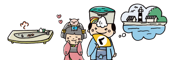 市姫と殿、生地へ行く。