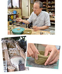 阿古屋野窯で陶芸体験