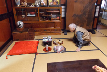 黒部市宇奈月町下立で行われる「おおべっさま迎え」